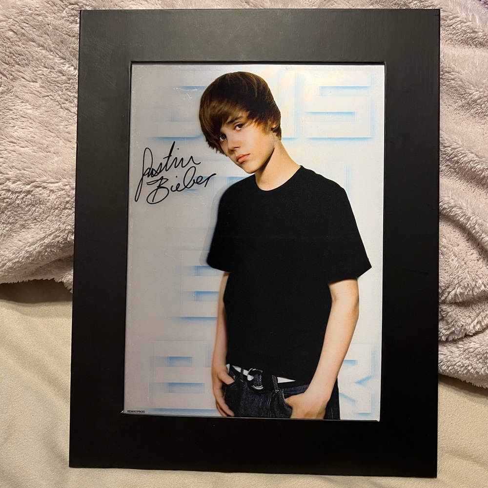Justin Bieber Lenticular 3D Signed Picture
